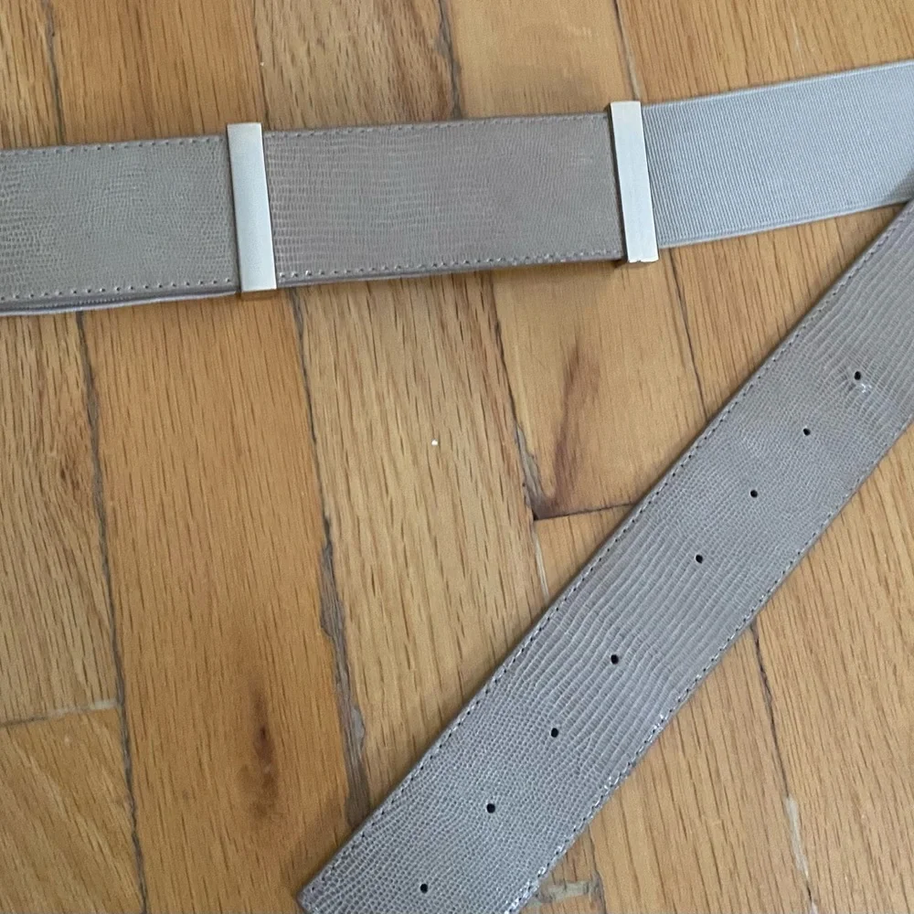 NEW natural color woman belt with leather and elastic stretch band belt